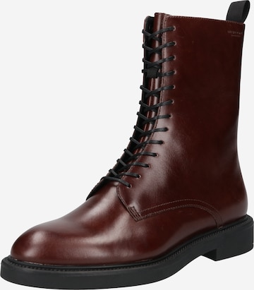 VAGABOND SHOEMAKERS Lace-Up Ankle Boots 'Alex' in Brown: front