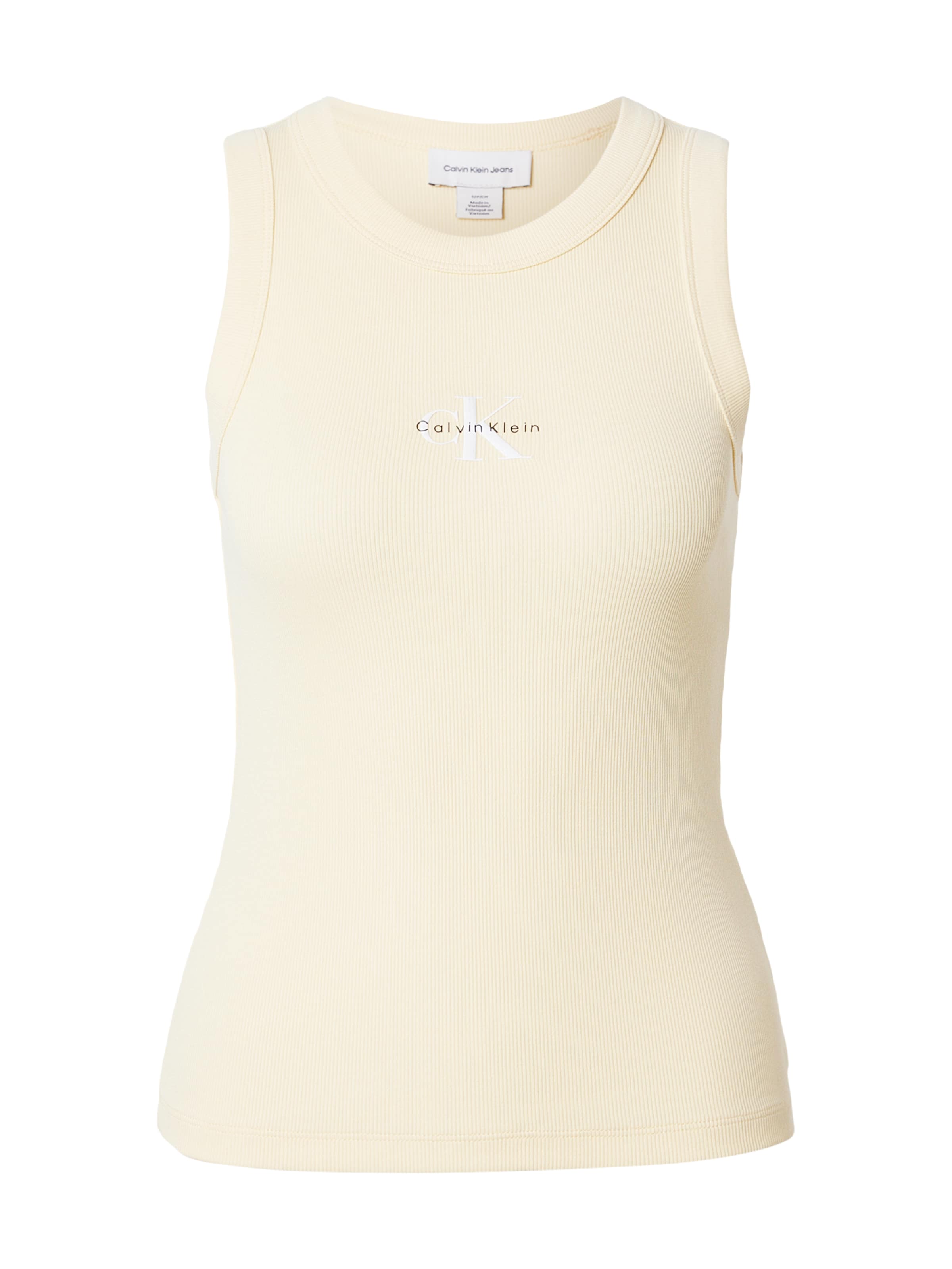 Calvin Klein Jeans Top w kolorze żółty: przód