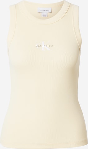 Calvin Klein Jeans Toppi värissä keltainen: etupuoli