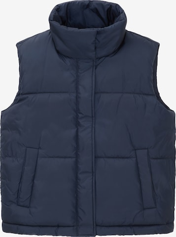 TOM TAILOR Vest in Blue: front