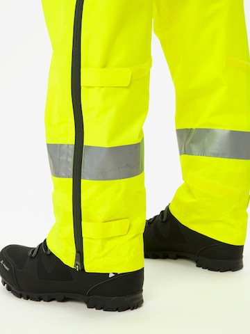 VAUDE Regular Outdoorbroek 'Luminum Rain' in Geel