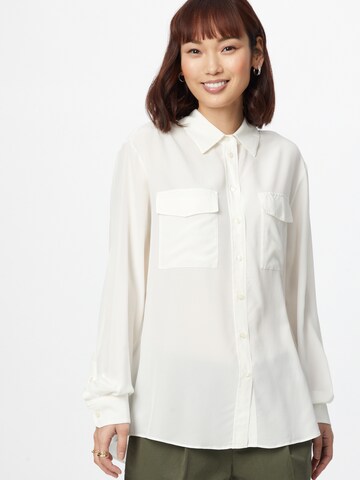 BOSS Casual Blouse 'Biventi' in White: front