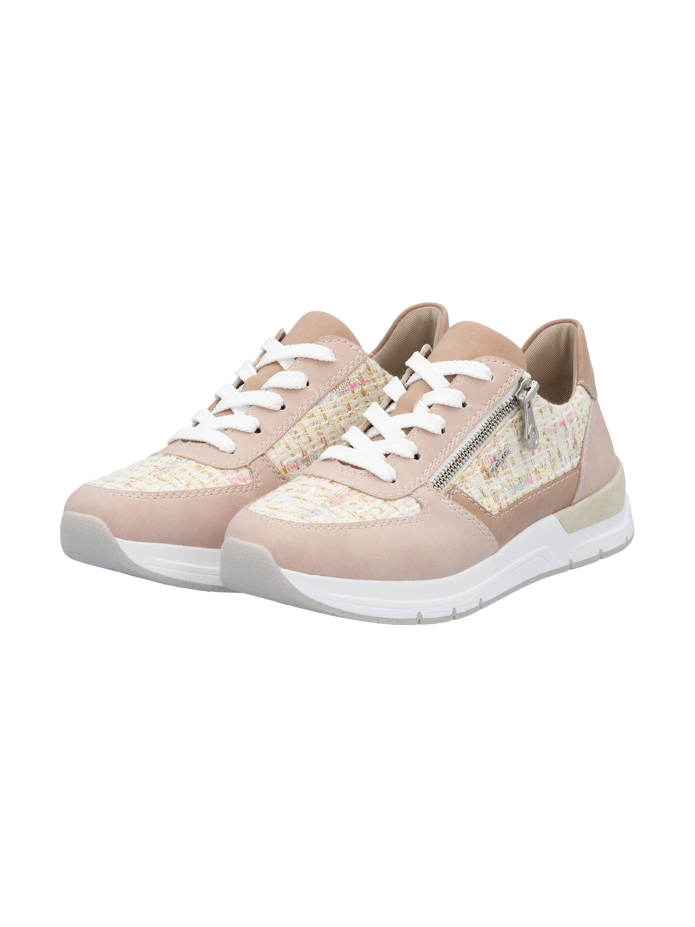 Scarpa stringata sportiva di Rieker in rosa
