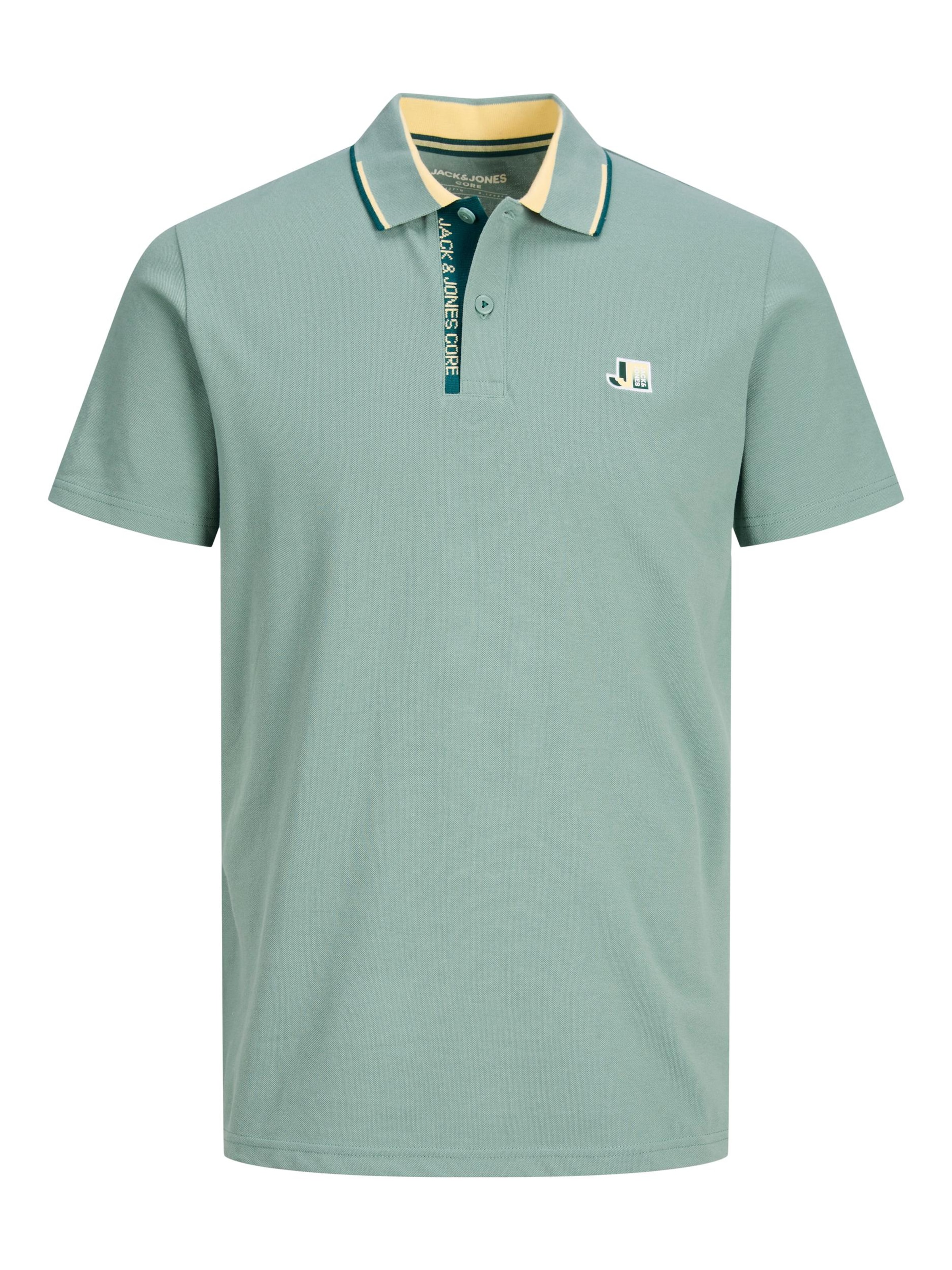 T-Shirt 'JCOLogan' JACK & JONES en vert : devant