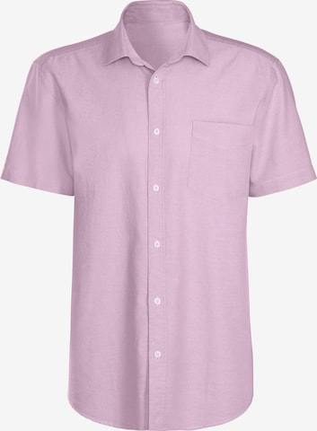H.I.S - Ajuste regular Camisa en rosa: frente