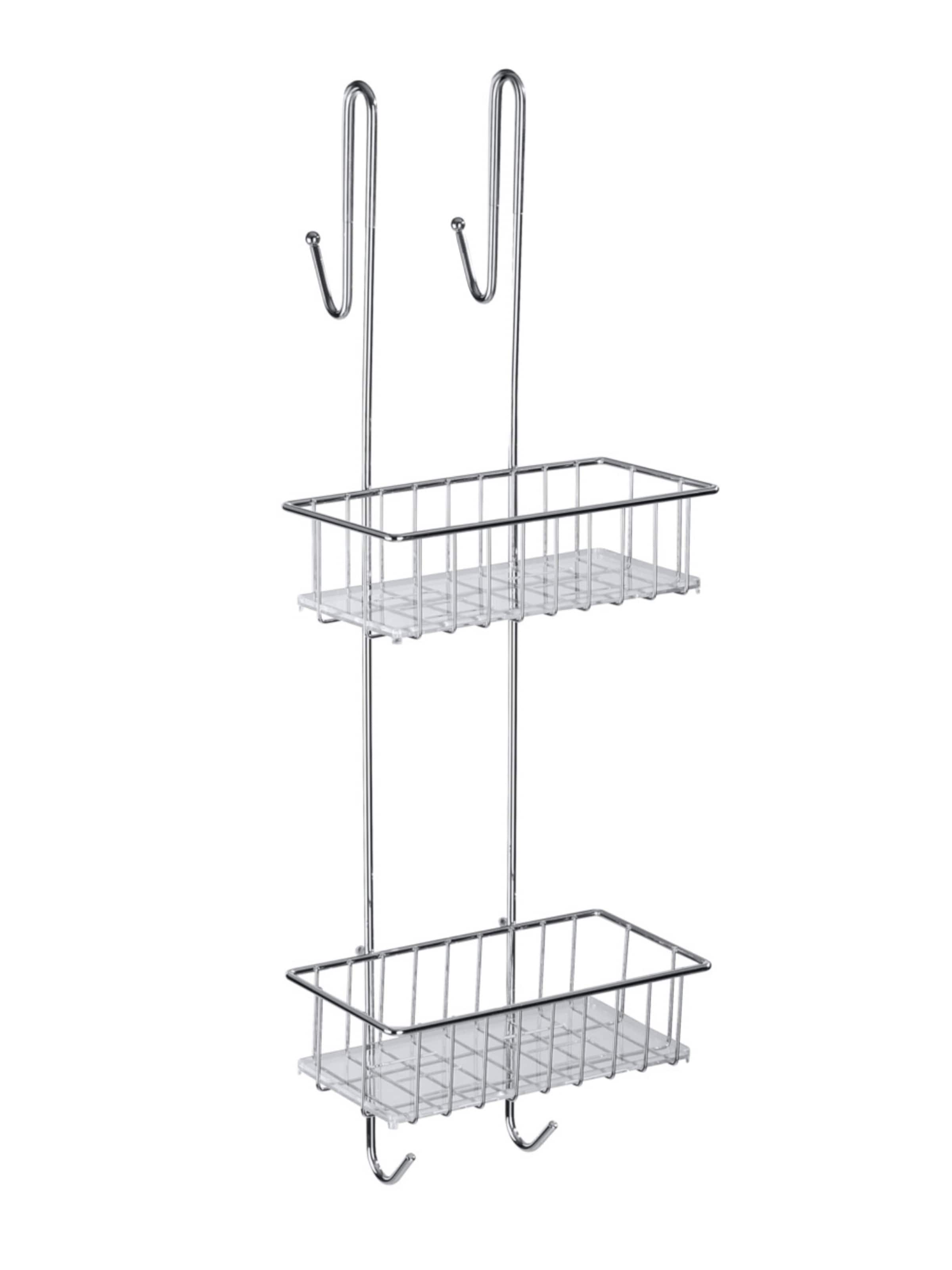 Wenko Duschcaddy 'Aldo' in Silber: Vorderseite