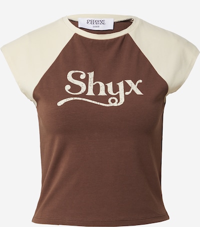 SHYX T-Krekls 'Bessy', krāsa - bēšs / brūns, Preces skats