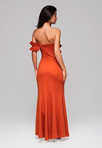 Ombre Evening dress 'Felisia' in Orange