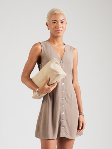 ONLY - Vestido camisero 'ONLSIESTA' en marrón: frente