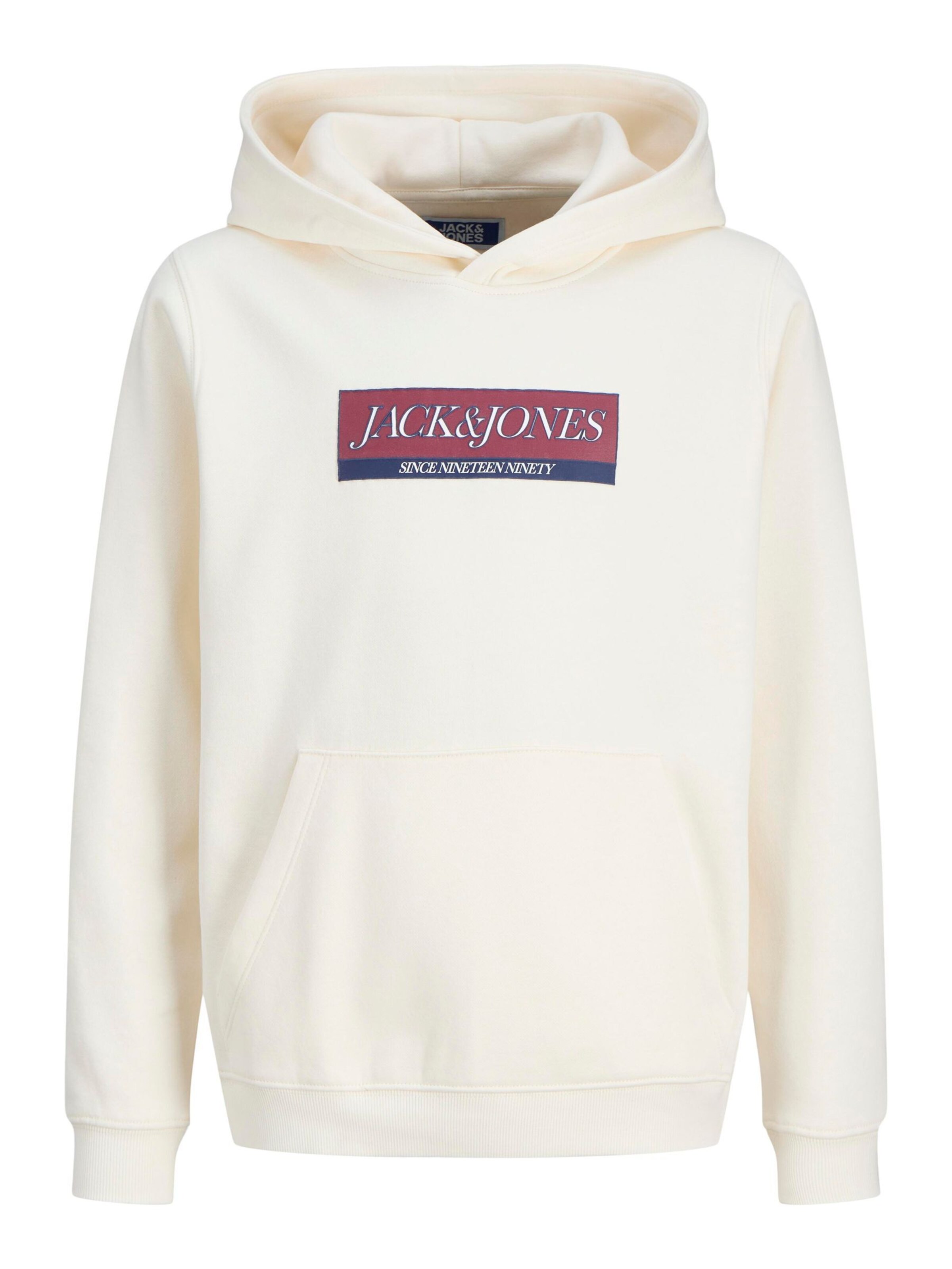 Sweat Jack & Jones Junior en blanc : devant