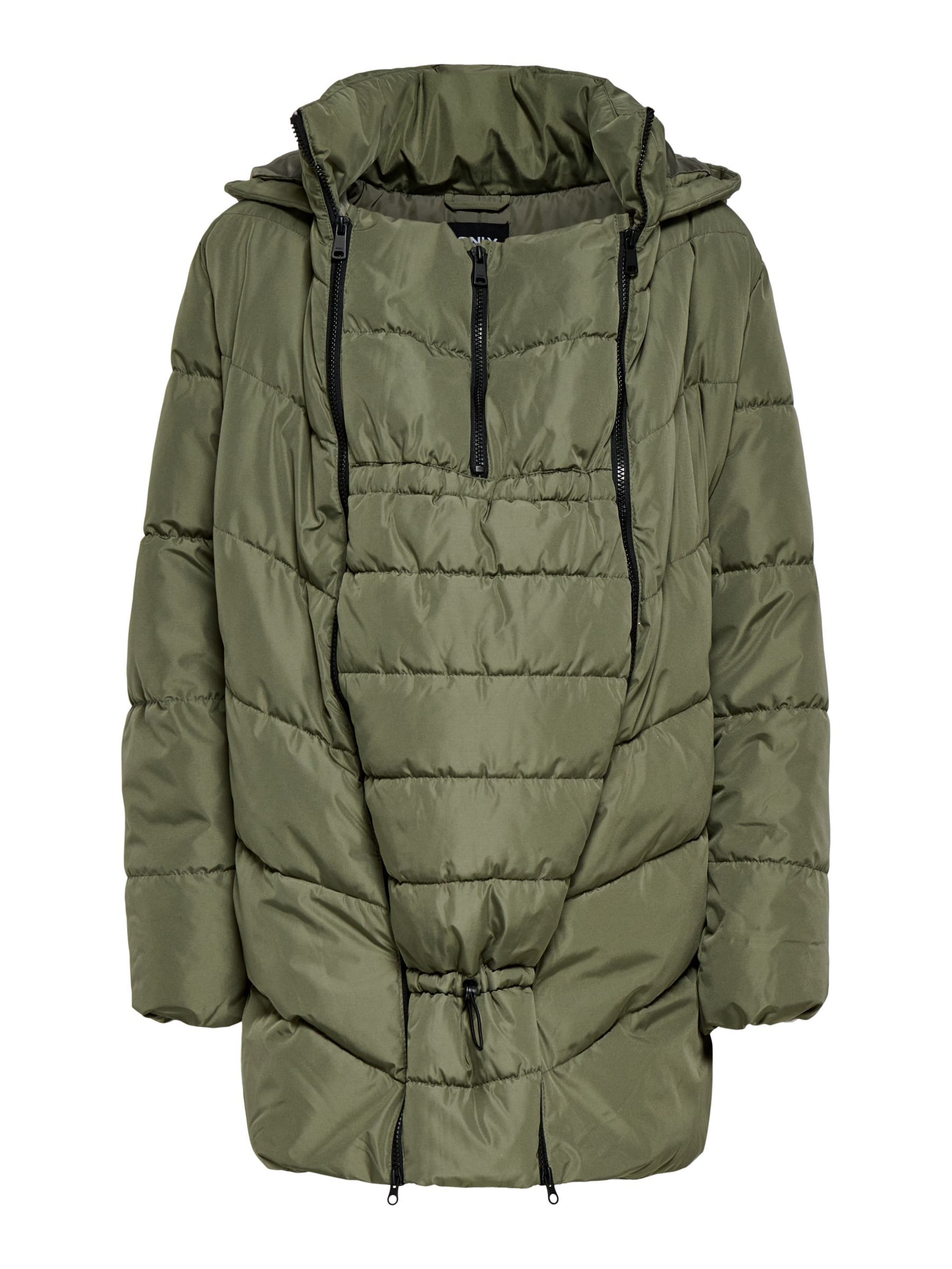 Cappotto invernale di Only Maternity in verde