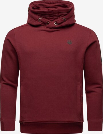 STONE HARBOUR Sweatshirt 'Emilio Eduardo' in Red: front