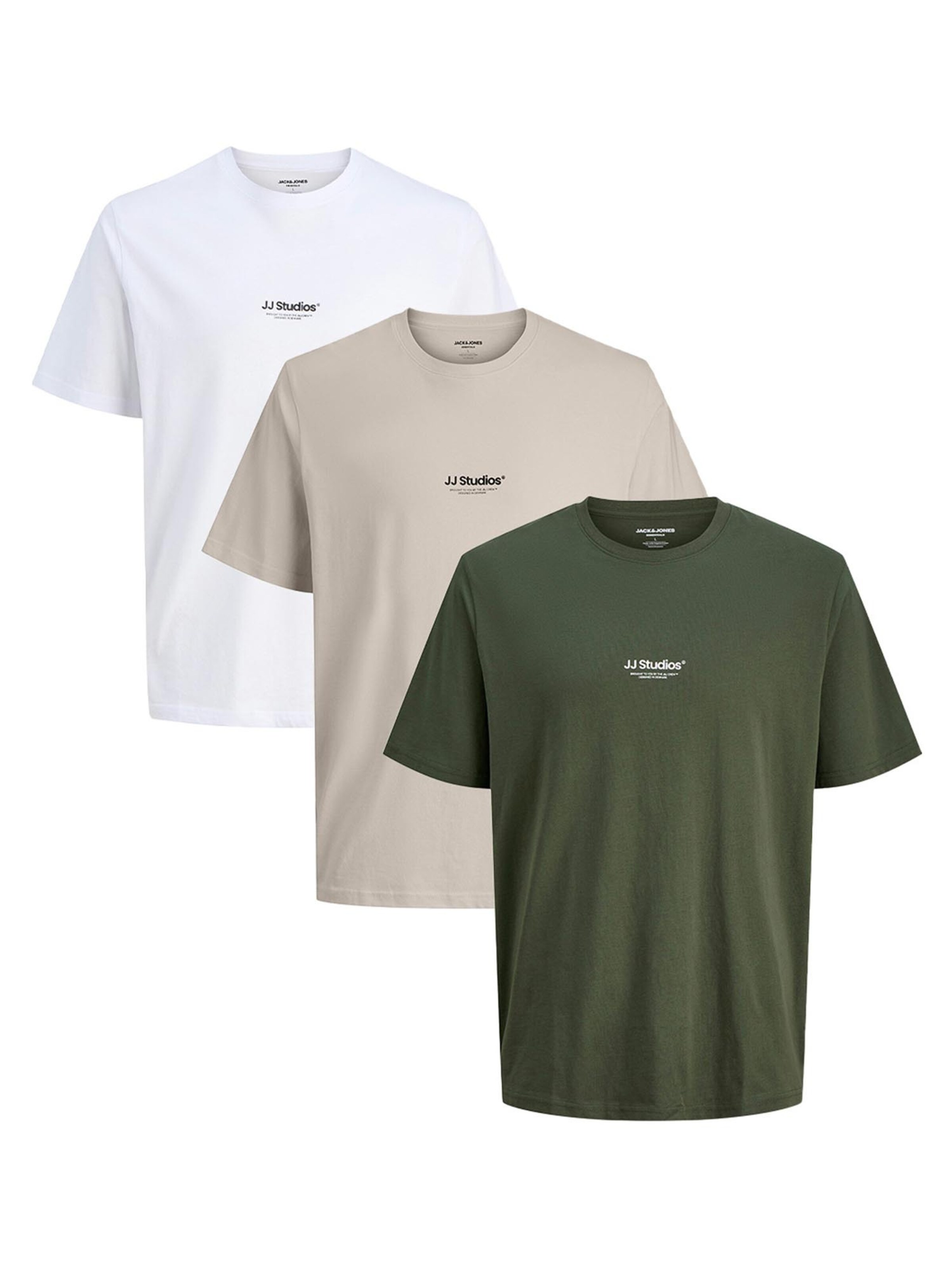 JACK & JONES Shirt 'Soho' in Beige: front