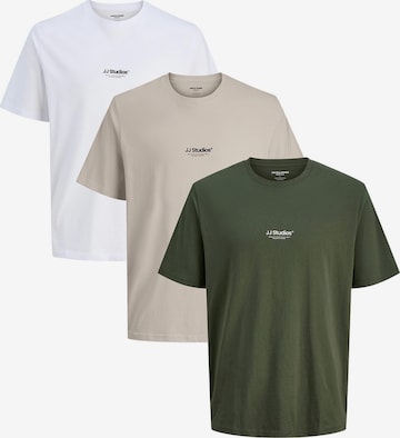 JACK & JONES Shirt 'Soho' in Beige: front