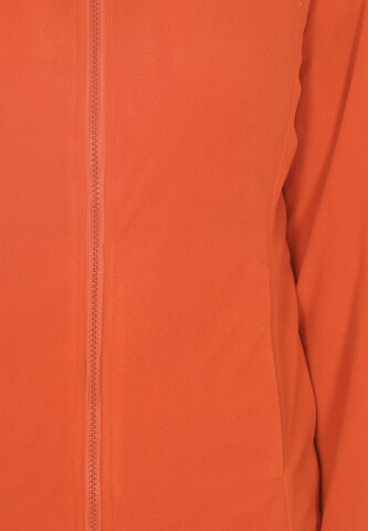 swirly Fleecejacke in Orange