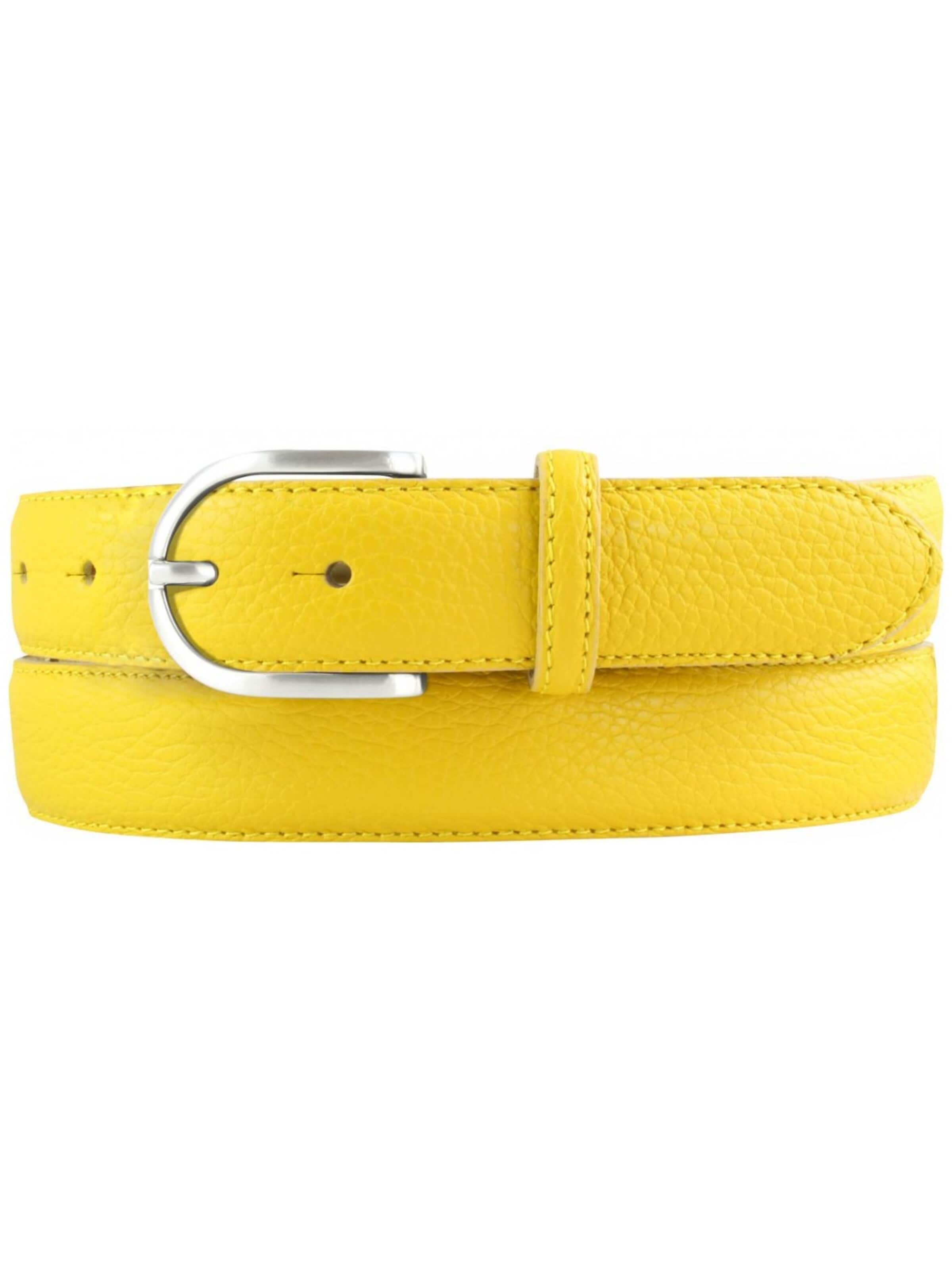 BELTINGER Belt 'Trentoi' in Yellow: front