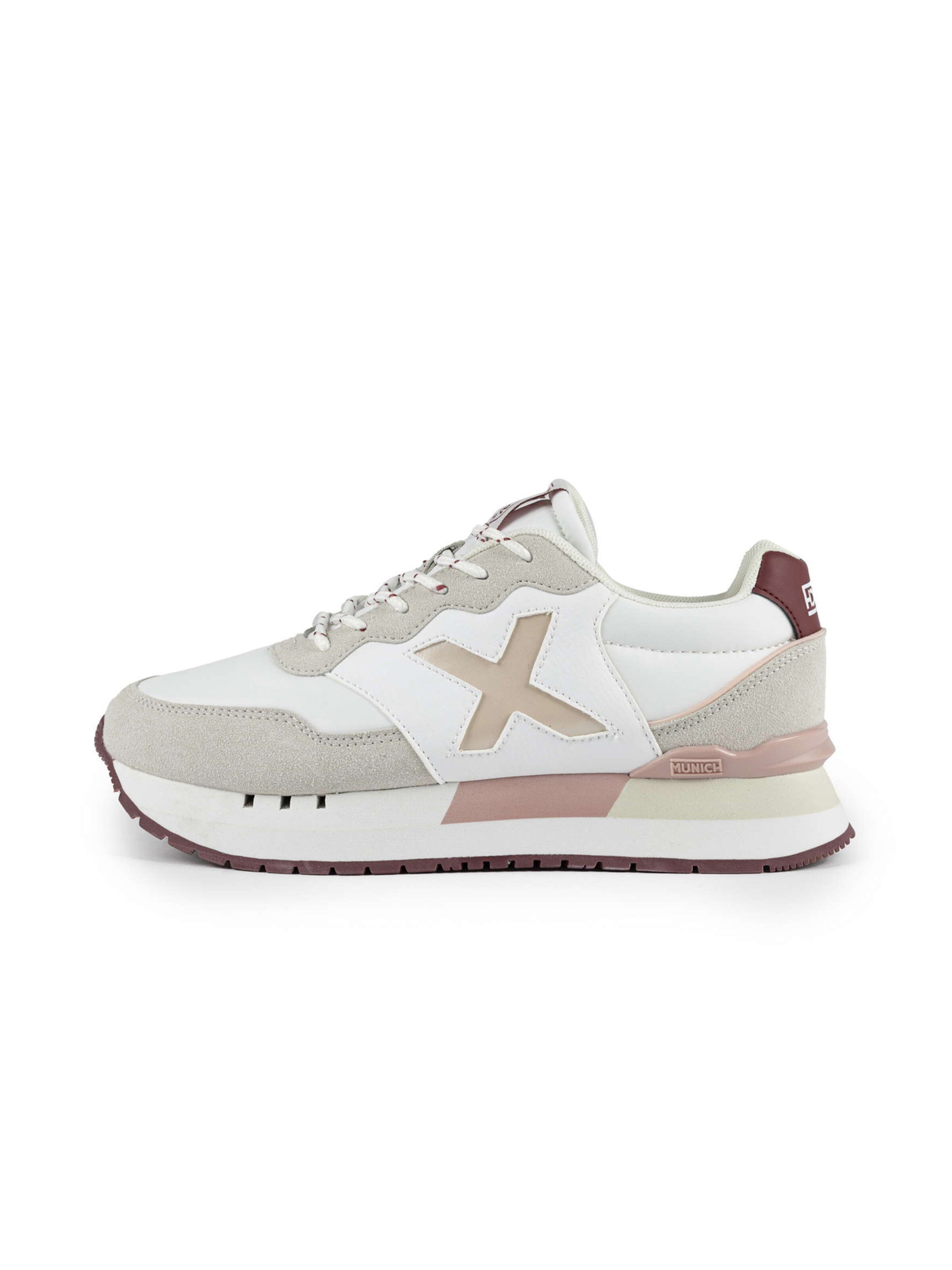 Sneaker bassa ' DASH SKY ' di MUNICH in bianco: frontale