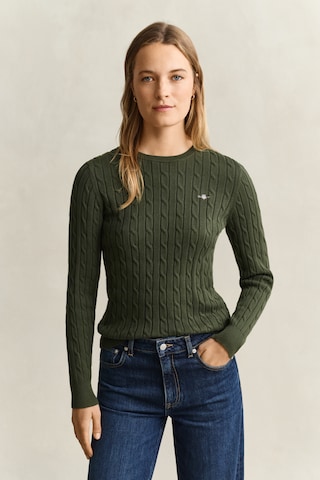 Pullover di GANT in verde: frontale