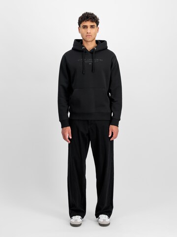 ALPHA INDUSTRIES Bluzka sportowa 'Dtm' w kolorze czarny