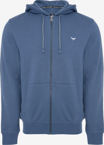 Threadbare Sweat jacket 'Tangerine' in Blue: front