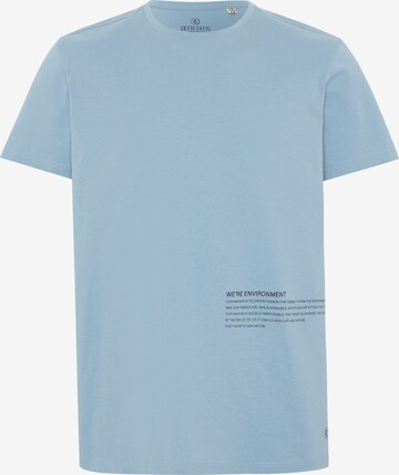 Detto Fatto Shirt ' mit Statement-Schriftzug ' in Blue: front