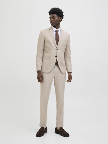 Coupe slim Costume 'JPRCosta' Jack & Jones Premium en beige