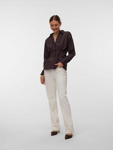 VERO MODA Bluse 'VMLotus' i brun