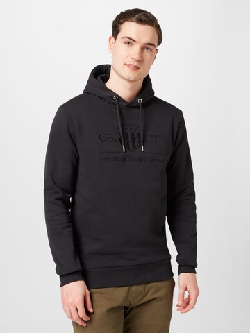 GANT Sweatshirt in Schwarz: predná strana