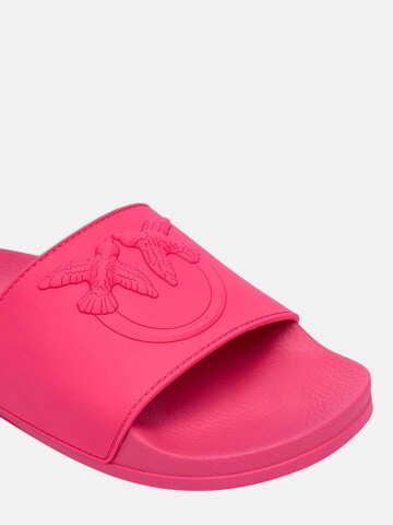 Pantoufle 'PINKO DILLY 01 SLIPPER RUBBERIZED Scarpe' PINKO en rose