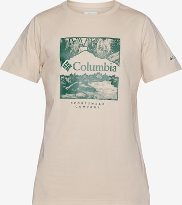 COLUMBIA Toiminnallinen paita värissä beige: etupuoli