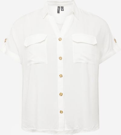Vero Moda Curve Bluse 'BUMPY' in weiß, Produktansicht