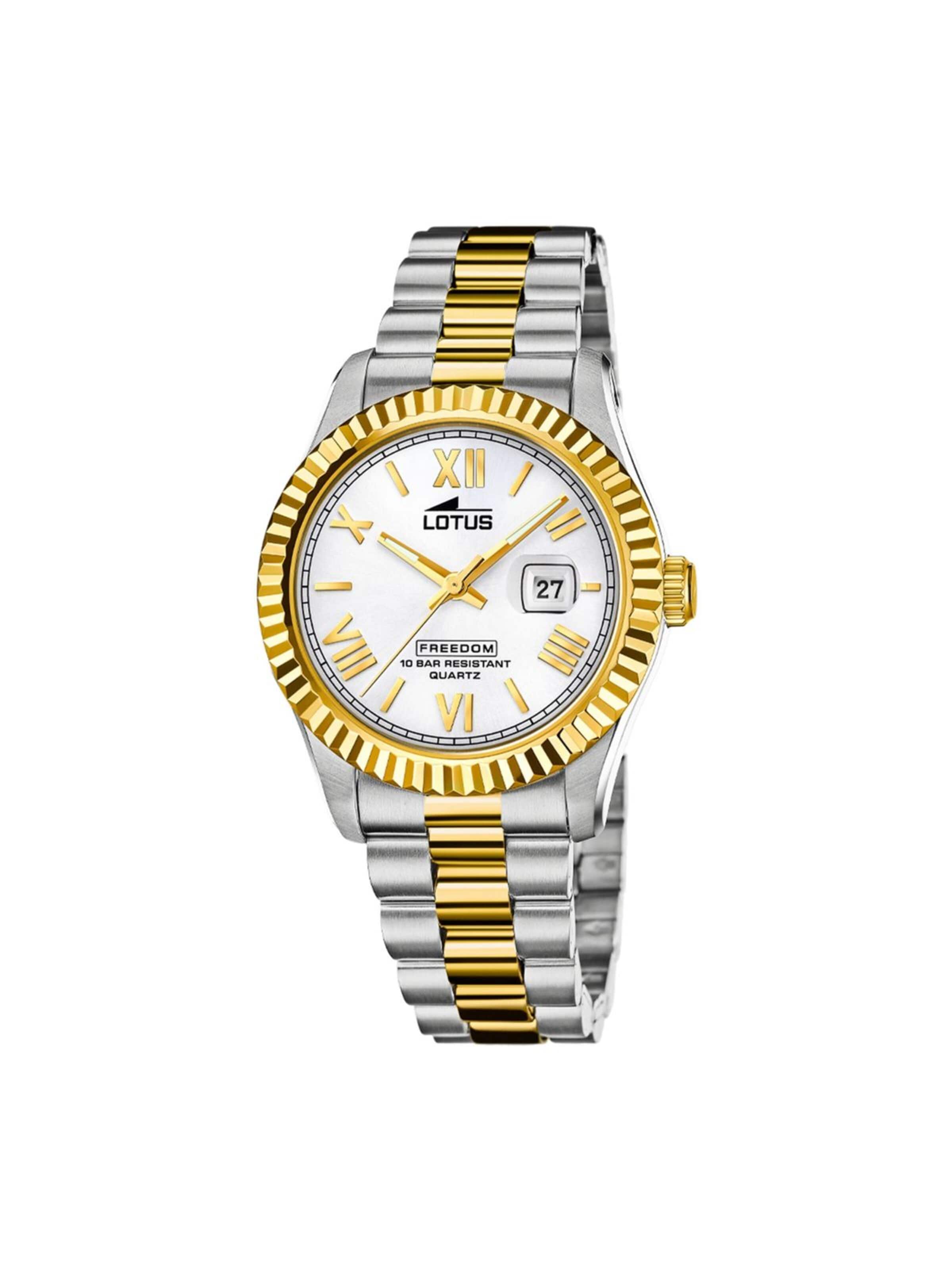 Lotus Analoog horloge 'Date watch Freedom' in Zilver: voorkant