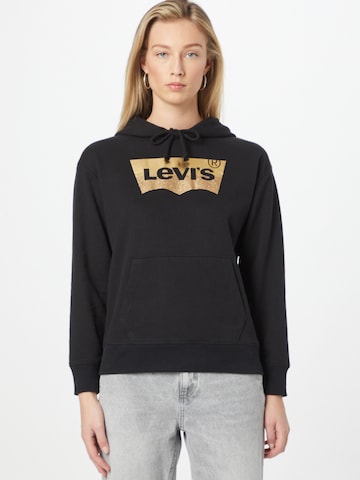 Sweat-shirt 'LSE Graphic Standard Hoo' LEVI'S ® en noir : devant