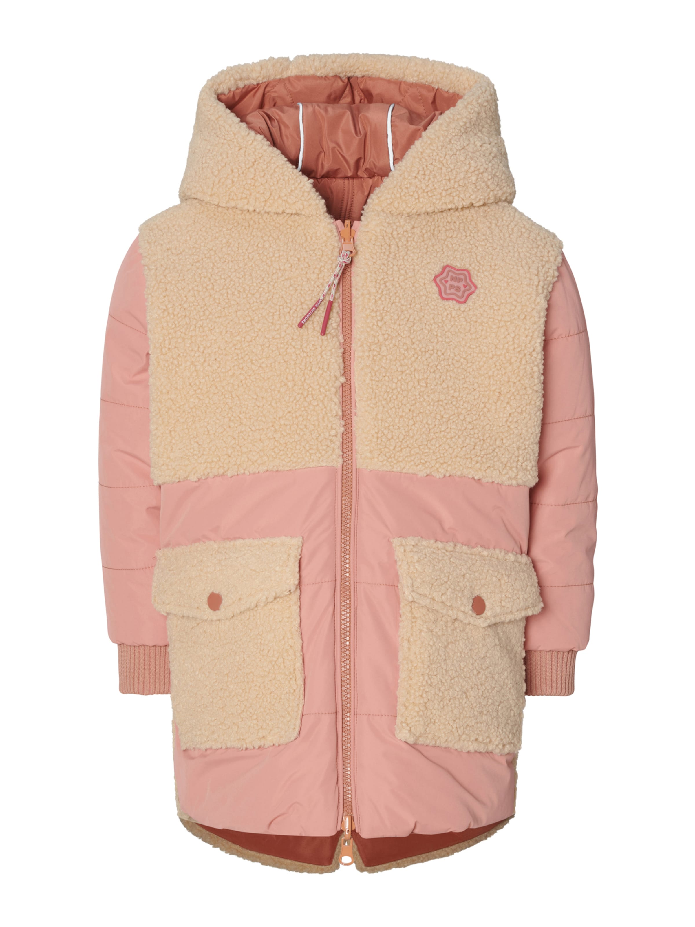 Noppies Kurtka zimowa 'Nova' w kolorze beżowy: przód