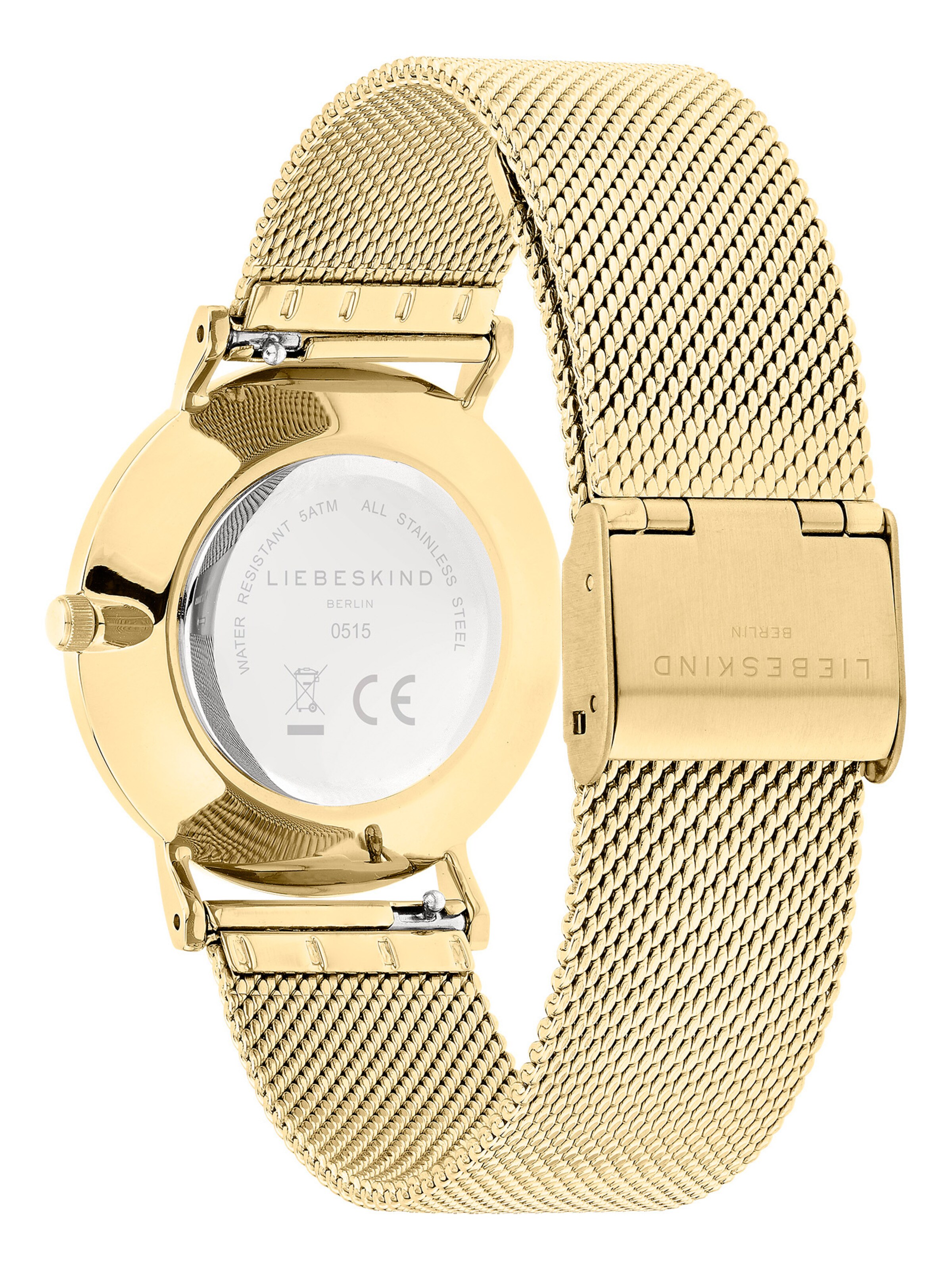 Montre à affichage analogique Liebeskind Berlin en or