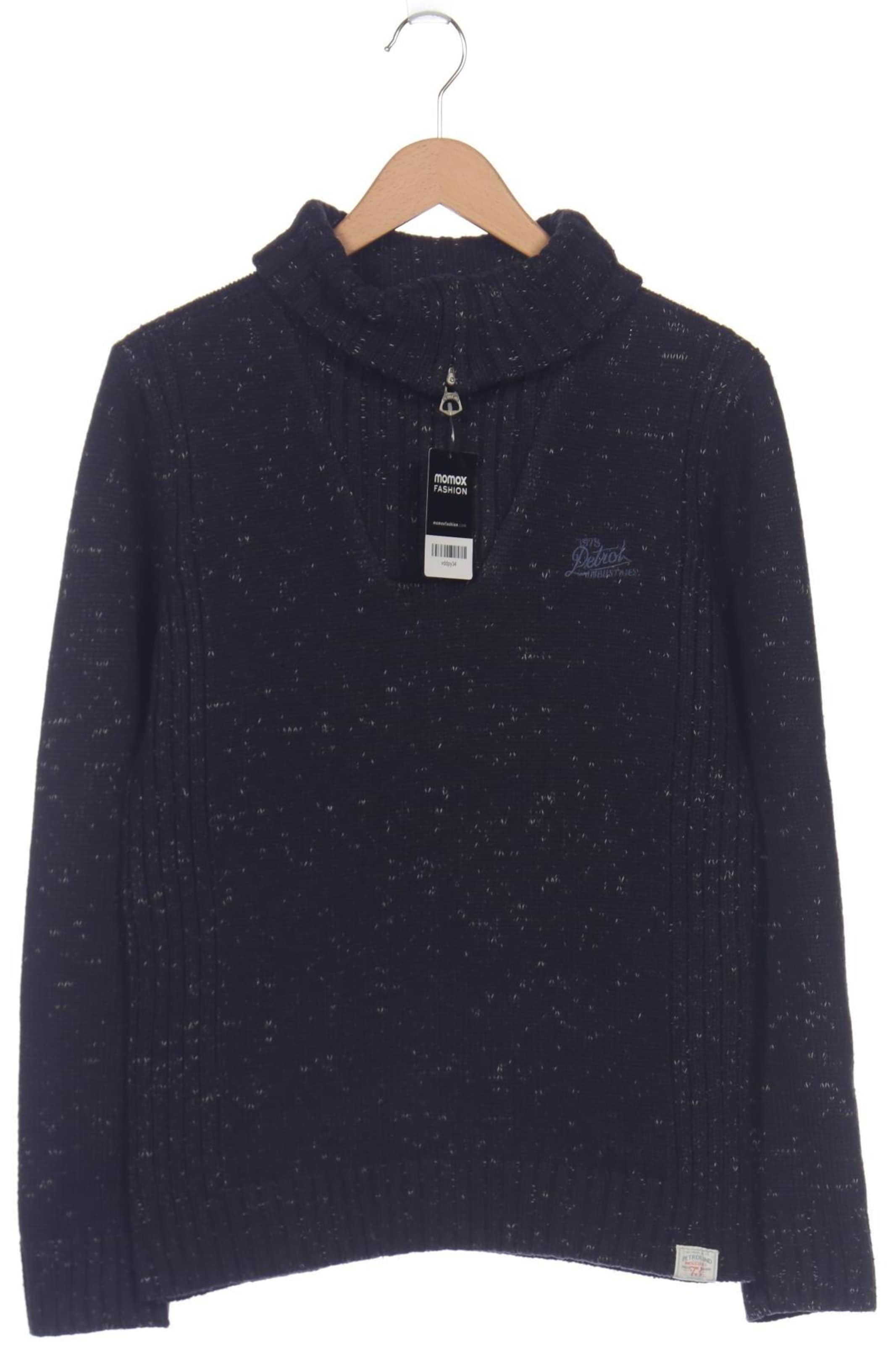 Petrol Industries Sweater & Cardigan in S in Blue: front