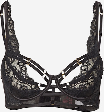 Hunkemöller Balconette BH 'Iggy' i svart: forside