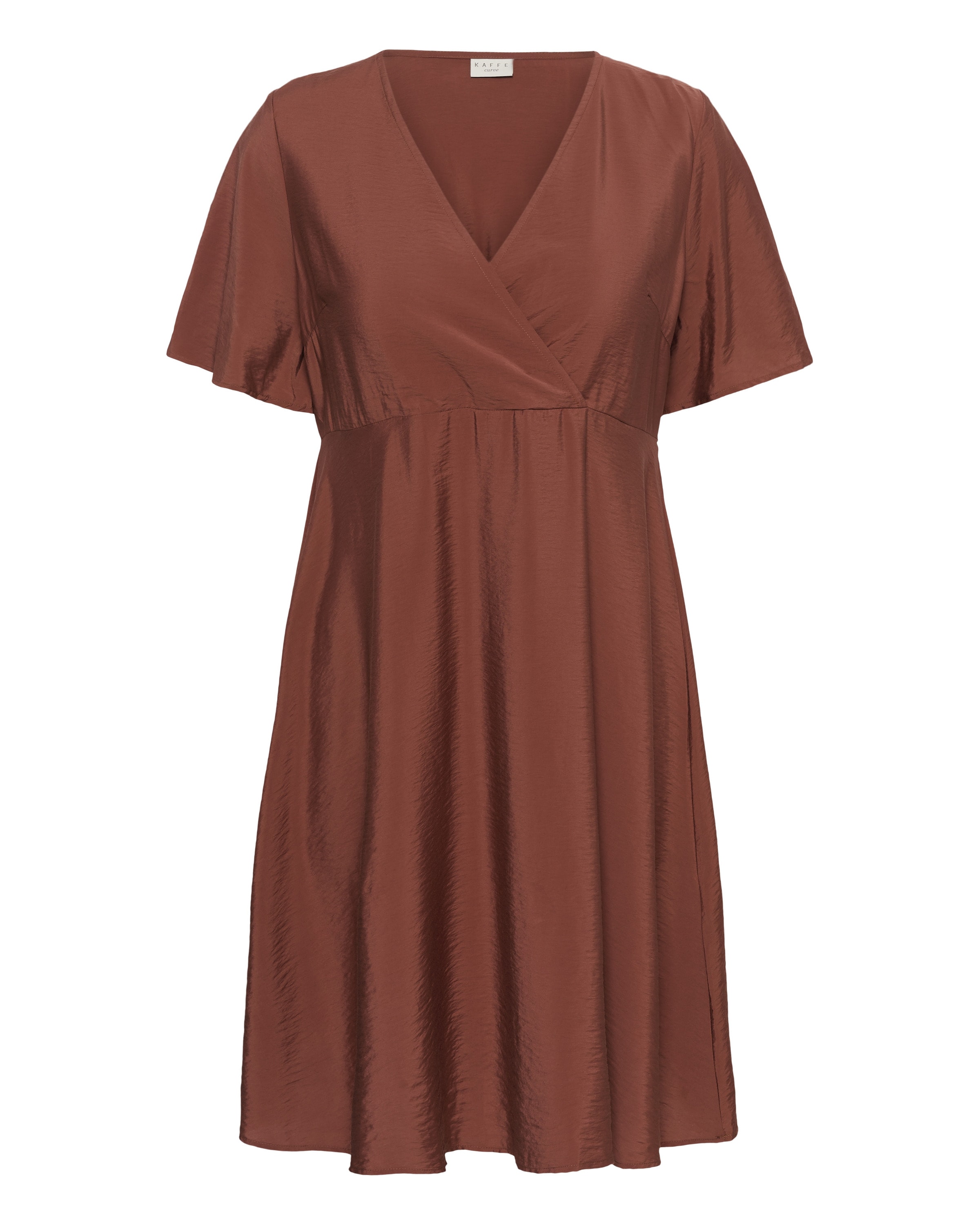 KAFFE CURVE Robe 'KCneela' en marron, Vue avec produit