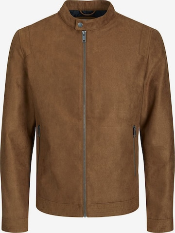 Jack & Jones Plus Prehodna jakna | rjava barva: sprednja stran