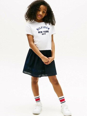 TOMMY HILFIGER Shirt 'Logo Appliqué' in White