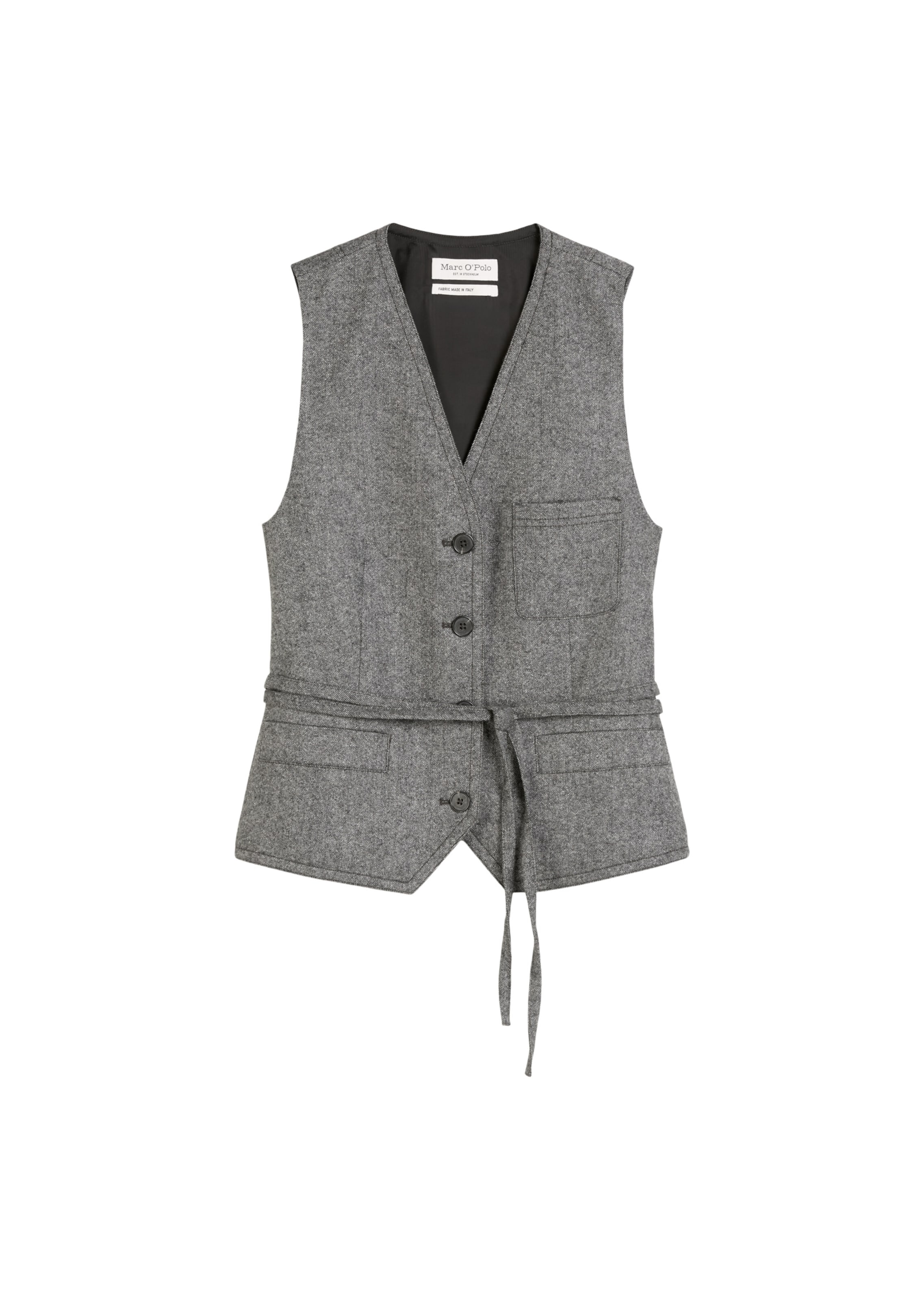 Marc O'Polo Vest in Grey: front