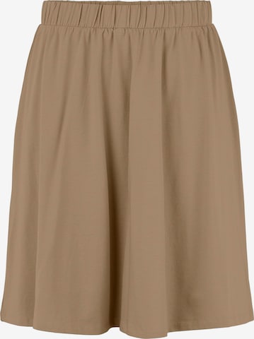 PIECES Skirt 'Ang' in Brown: front