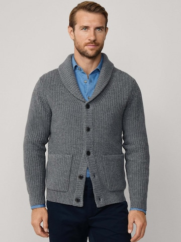 Vestes en maille Hackett London en gris : devant