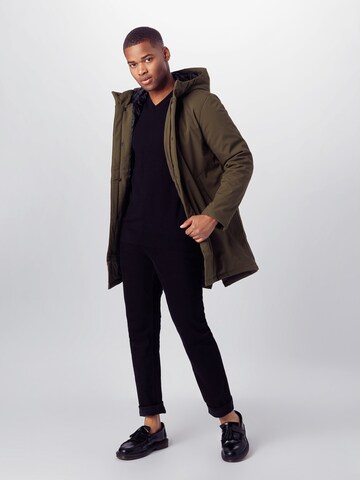 BURTON MENSWEAR LONDON Regular Fit Skjorte 'Core' i svart