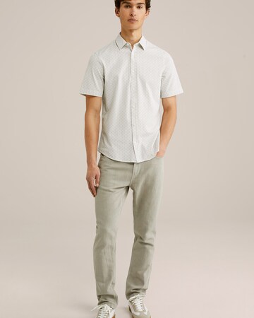 Slim fit Camicia di WE Fashion in grigio