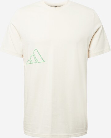 T-Shirt fonctionnel 'Connected Throug Sport' ADIDAS PERFORMANCE en blanc : devant