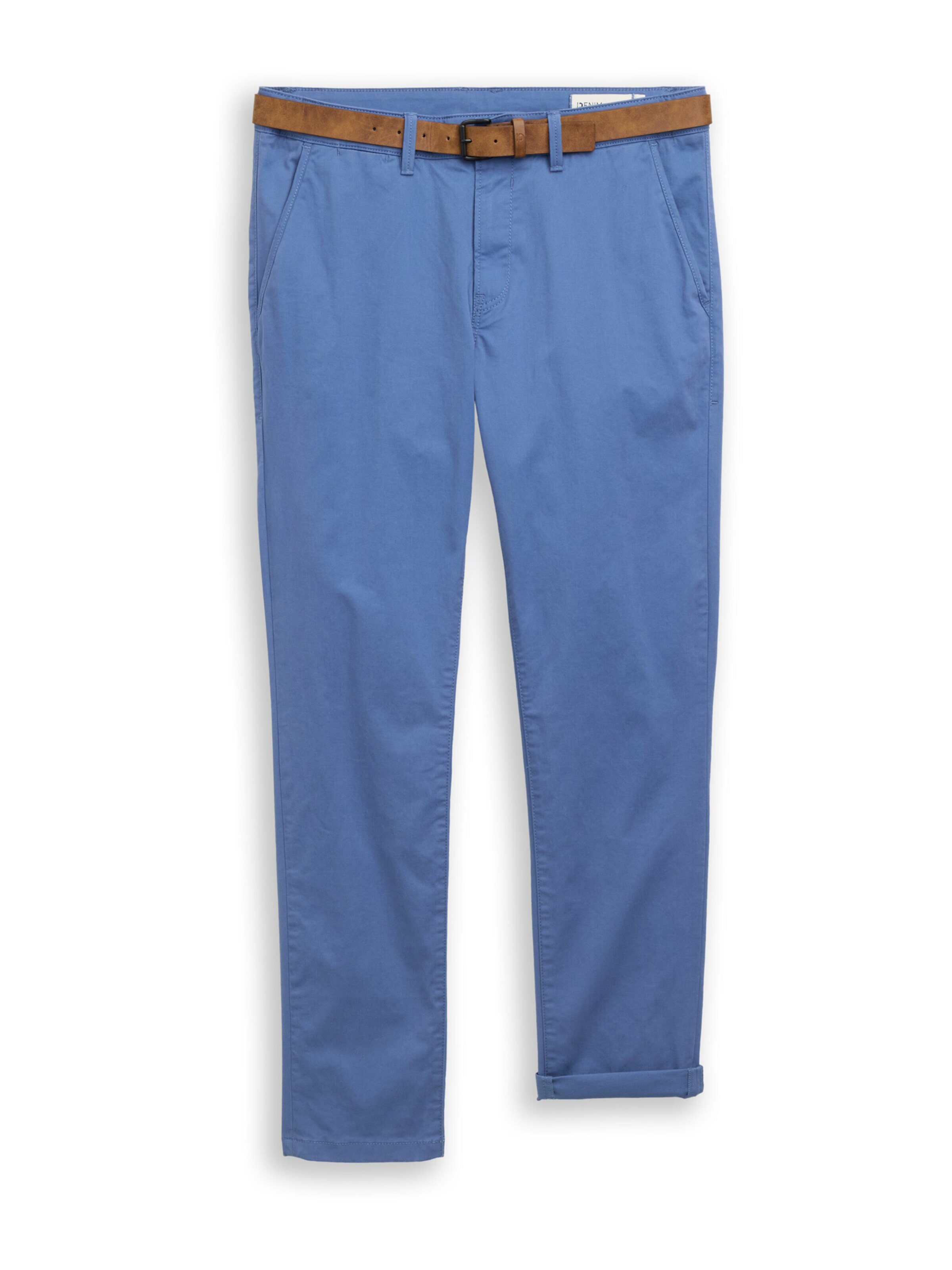 Pantalon chino TOM TAILOR DENIM en bleu : devant