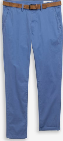 Pantalon chino TOM TAILOR DENIM en bleu : devant