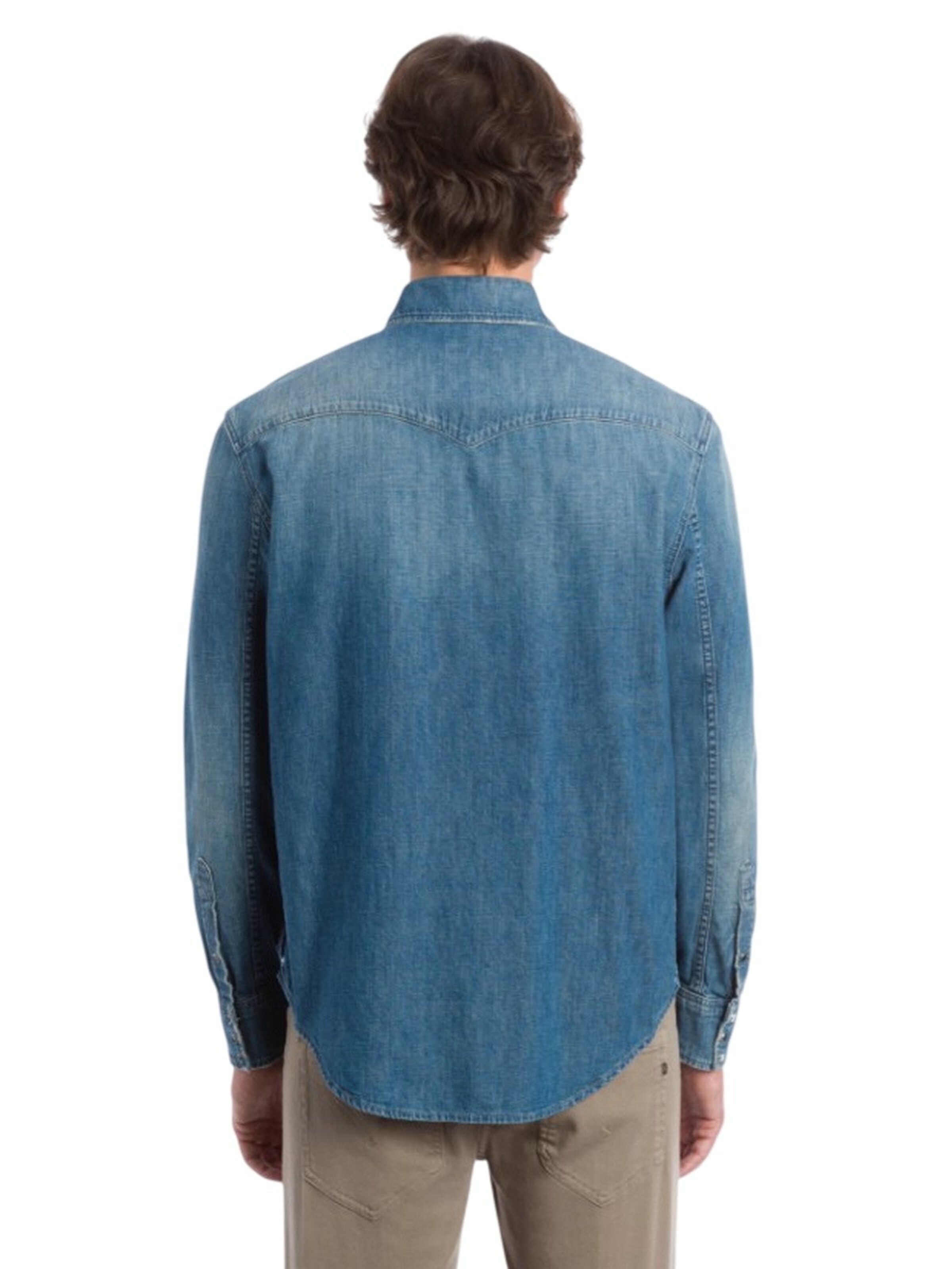Dondup - Ajuste regular Camisa en azul