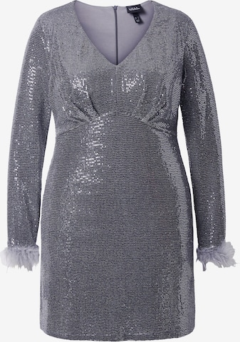 Ulla Popken Cocktail dress in Silver: front